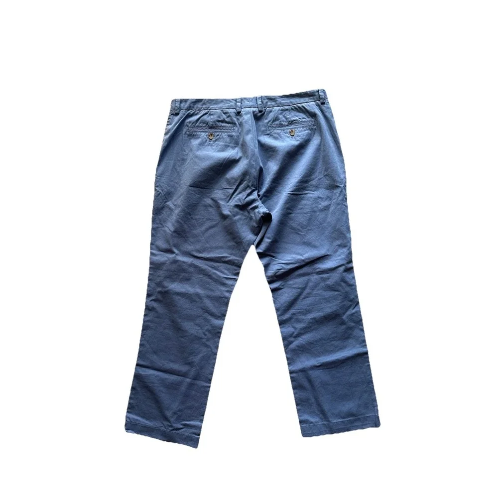 Vineyard Vines Pants‎ Mens 36x30 Light Blue Cotton Blend Breaker Pant Flat Front